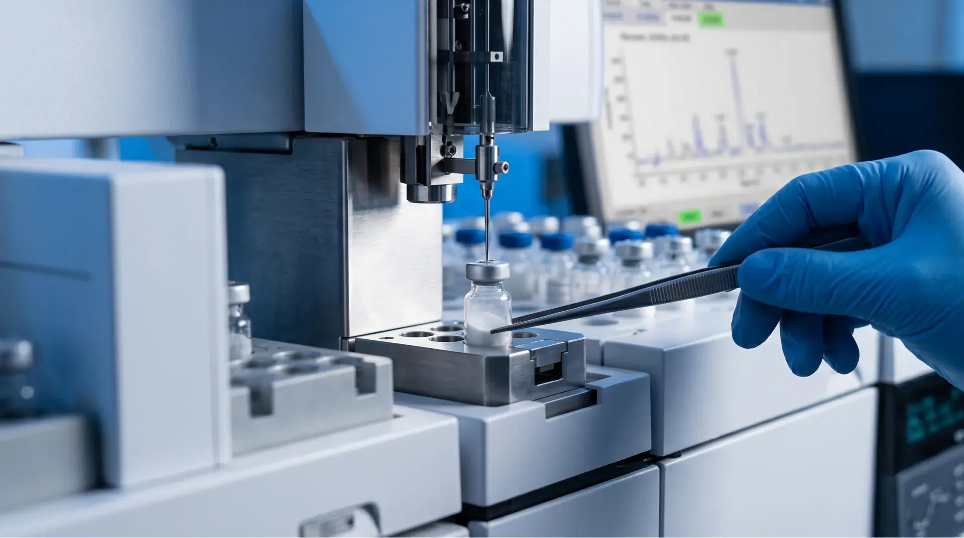 HPLC instrument used for batch analysis